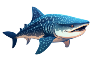 AI generated Whale shark isolated on transparent background png