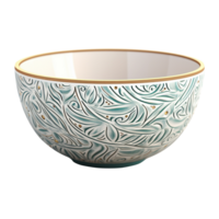 AI generated Ceramic bowl isolated on transparent background png