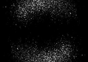 White small dots on black abstract background vector