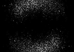 White small dots on black abstract background vector