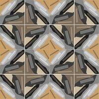 Seamless graphic vector pattern with spots, squares and uniform stripes, abstraction.