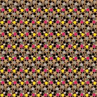 Seamless graphic vector pattern consisting of multi-colored circles in art deco style