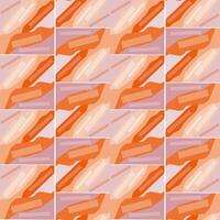 Seamless graphic vector pattern with spots, squares and uniform stripes, abstraction.