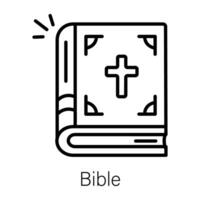 Trendy Bible Concepts vector