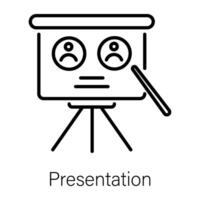 Trendy Presentation Concepts vector