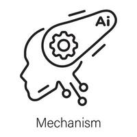 Trendy Mechanism Concepts vector