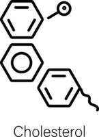 Trendy Cholesterol Concepts vector