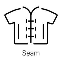 Trendy Seam Concepts vector