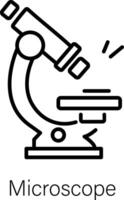Trendy Microscope Concepts vector