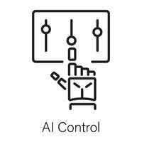 Trendy AI Control vector