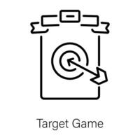 Trendy Target Game vector