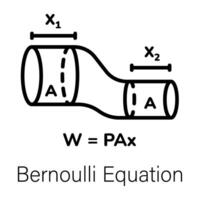 Trendy Bernoulli Equation vector