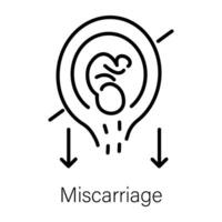 Trendy Miscarriage Concepts vector