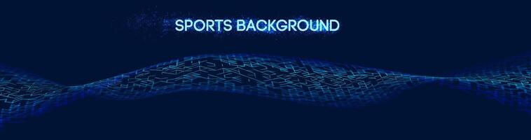 Dynamic blue lines abstract sports background vector. vector