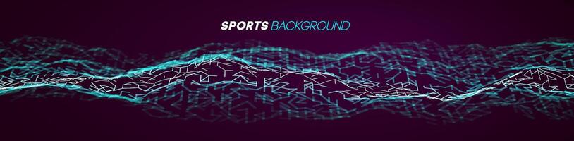 Dynamic blue lines abstract sports background vector. vector