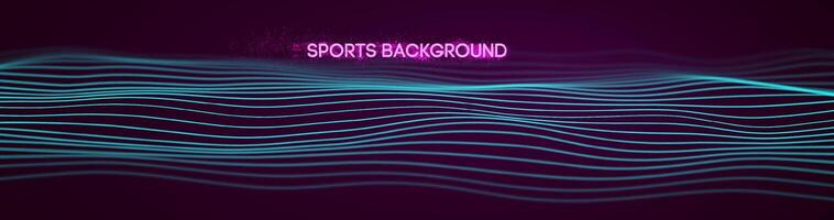 Dynamic blue lines abstract sports background vector. vector