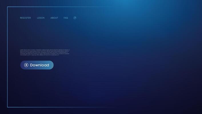 Data stream concept. Data visualization information flow. Blue technology background