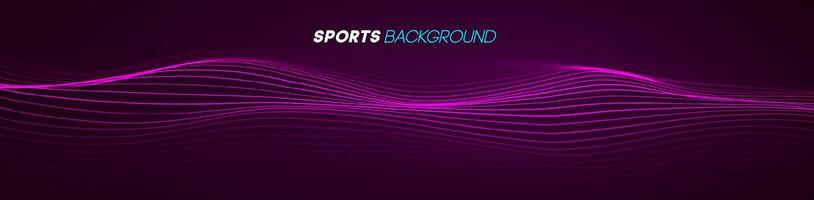 Dynamic blue lines abstract sports background vector. vector