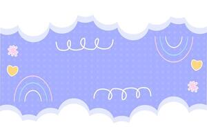 Flat desigen baby shower new born vector background template