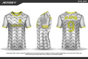 diseño de jersey camiseta de sublimación patrón geométrico premium increíble colección de vectores para fútbol fútbol carreras ciclismo juegos motocross deportes