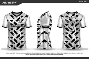 diseño de jersey camiseta de sublimación patrón geométrico premium increíble colección de vectores para fútbol fútbol carreras ciclismo juegos motocross deportes