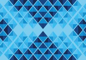 Abstract blue geometric polygonal background vector