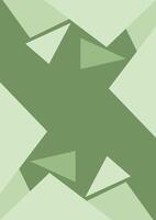flat color paper cut vertical background vector