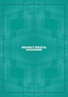 abstract green geometric vertical background vector