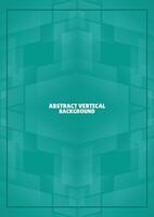 abstract green geometric vertical background vector