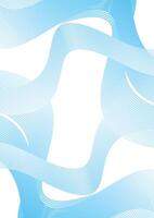 wavy blue vertical background vector