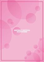 bubble pink vertical background vector