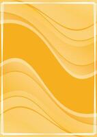 yellow wavy vertical background modern vector