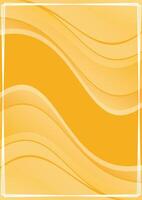 yellow wavy vertical background modern vector