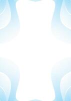 abstract wavy blue vertical background vector