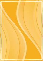 abstract wave yellow vertical background vector