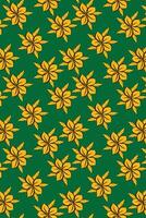 Floral seamless pattern design.  Lovely pattern design for tiles, wallpaper, wrapping paper, fabric and texture interior background vector