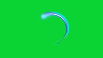 Swirl Light, Stock Overlay 4k Video, of the elements with the alpha channel, 3D abstract light motion loop animation, Chroma key, celebration concept, light effect, 4K green screen background video