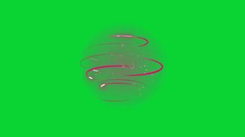 Swirl Light, Stock Overlay 4k Video, of the elements with the alpha channel, 3D abstract light motion loop animation, Chroma key, celebration concept, light effect, 4K green screen background video