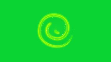 Swirl Light, Stock Overlay 4k Video, of the elements with the alpha channel, 3D abstract light motion loop animation, Chroma key, celebration concept, light effect, 4K green screen background video