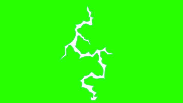 Green Screen Lightning Effect Stock Video Footage for Free Download