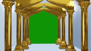 The gate of the house of Islamic worship video