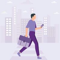 Go to work Illustration vector