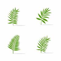 leaf logo vector template illustration