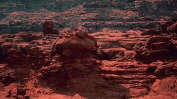 rojo rock grandioso cañón nacional conservación zona en Nevada video