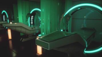 mri scanner nel ospedale laboratorio video