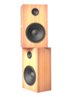 3d som caixas de som, realista subwoofer ícones, acústico audio sistemas para show ou festa equipamento. png