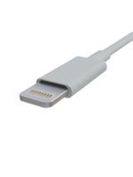 3d USB- relámpago tipo cable representación - alta calidad conectividad visualización png