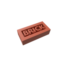 Top view and angle view bricks rendering png