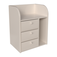 Realistic Bedside Cabinet for interior room design. png