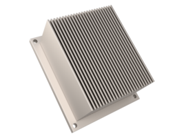 3D aluminum heat sink for computer and electronics motherboard, Parts cooling system. png